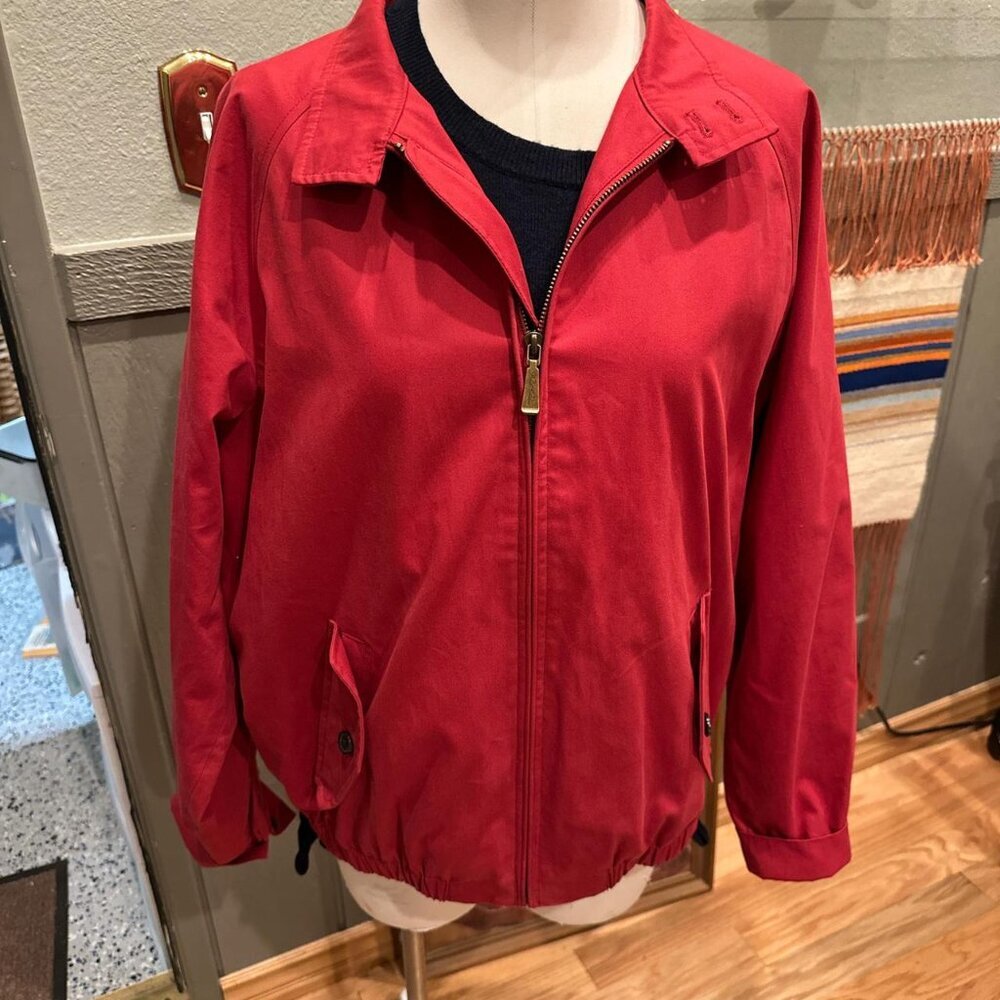Brooks Brothers 346 Red 90s Harrington Style Jacket Large